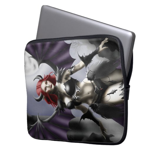 Succuby Laptopschutzhülle (Vorderseite Links)