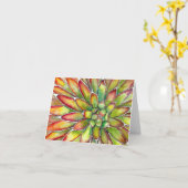 Succulculed Grußkarte von Debra Lee Baldwin Karte (Gelbe Blume)