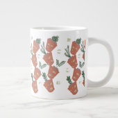 Succulent and Fern Terracotta Jumbo-Tasse (Rechts)