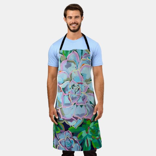 Succulent Aprol Schürze (Getragen)