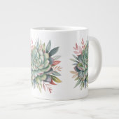  succulent bouquet Classic Mug, 11 oz Jumbo-Tasse (Vorderseite Rechts)