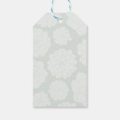 Succulent Bouquet Elegant Wedding Vielen Dank Tag Geschenkanhänger (Rückseite)