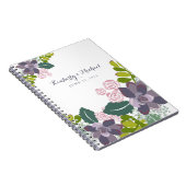 Succulent Bouquet II Floral Wedding Gästebuch Notizblock (Rechte Seite)