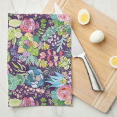 Succulent Cactus Gartenküche Handtücher (Viertel Falte)