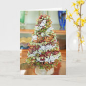 Succulent Christmas Tree Holiday Card von DLBaldwi Karte (Gelbe Blume)
