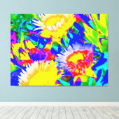 Succulent Color Abstraction Leinwanddruck (Insitu (Holzboden))