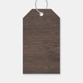 Succulent Country Rustic Lantern Wedding Vielen Da Geschenkanhänger (Rückseite)