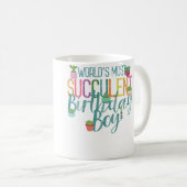 Succulent Dad Birthday Men Plant Lover Gardening G Kaffeetasse (VorderseiteRechts)