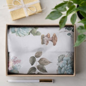 Succulent Element toadstool Decopage Papier. Seidenpapier (Geschenk)