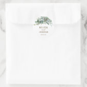 Succulent Garden Wedding Custom Sticker (Tasche)