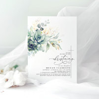 Succulent Greenerity Gold Blätter Elegante Feste