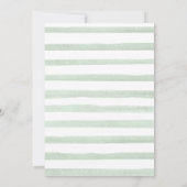 Succulent Greenery Cactus Pots Baby Shower Einladung (Rückseite)