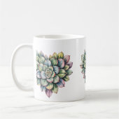 succulent heart shape Classic Mug, 11 oz Kaffeetasse (Links)