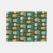 Succulent Plants Fleecedecke (Vorderseite (Horizontal))