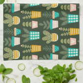 Succulent Plants Geschirrtuch (Gefaltet)