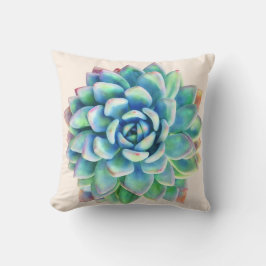 Succulent Print dekorative Kissen