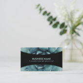 Succulent Slogans Business Cards Visitenkarte (Stehend Vorderseite)