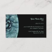 Succulent Slogans Business Cards Visitenkarte (Rückseite)