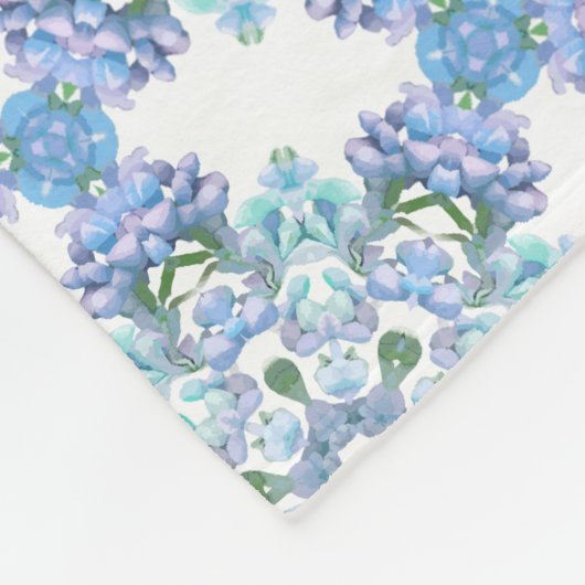 Succulent Snowflakes Fleecedecke (Ecke)