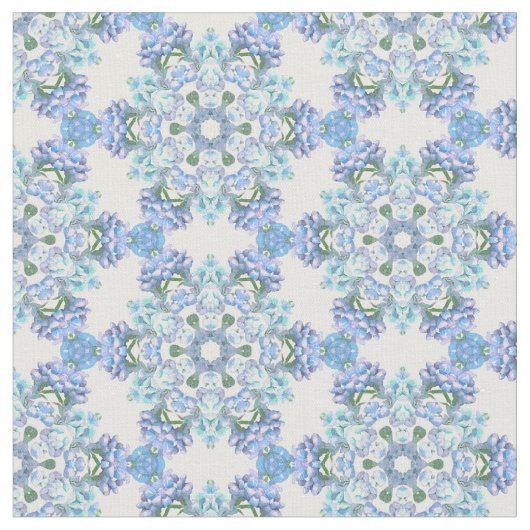 Succulent Snowflakes Stoff (Nahaufnahme)