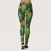 Succulent Style Trendy Cactus Leggings (Rückseite)