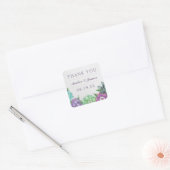 Succulent Wedding Danke Stickers | Lavendel (Umschlag)