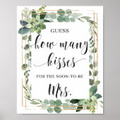 Succulent Wie viele Küsse für die bald zu untersch Poster (Vorne)