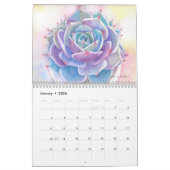 Succulents 202X Calendar Kalender (Jan 2026)