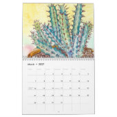 Succulents 202X Calendar Kalender (Mär 2027)