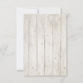 Succulents and Rustic Wood details Insert ID515 Einladung (Rückseite)