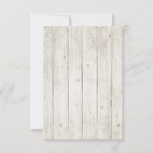 Succulents and Rustic Wood details Insert ID515 Einladung (Rückseite)