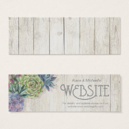 Succulents and Rustic Wood website Insert ID515