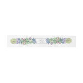 Succulents and Sparkle Wedding Border ID515 Einladungsbanderole (Flach)