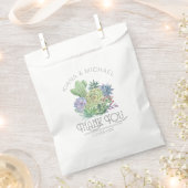 Succulents and Sparkle Wedding Vielen Dank ID515 Geschenktütchen (Ausgeschnitten)