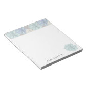 Succulents Art Pattern Custom Notizblock (angewinkelt)