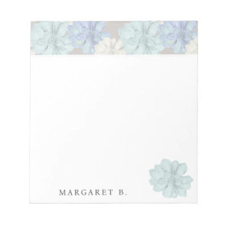 Succulents Art Pattern Custom Notizblock