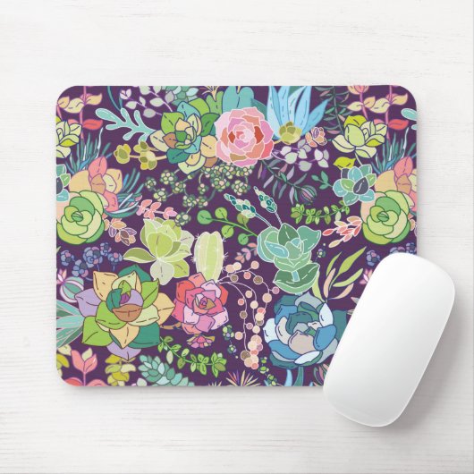 Succulents Cactus Garening Mousepad (Mit Mouse)