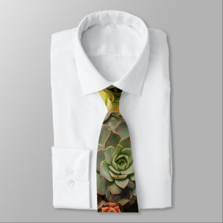 Succulents Desert Blume Neck Tie Krawatte