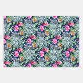 Succulents Echeveria Cactus Blume Pattern Geschenkpapier Set (Vorderseite 3)