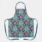 Succulents Echeveria Cactus Blume Pattern Schürze (Vorderseite)