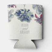 Succulents floral Bouquet Dosenkühler (Rückseite)