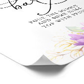 Succulents Gold Green Mama-osa Bar Sign Poster (Ecke)