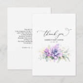 Succulents Gold Greenery Baby Dusche Vielen Dank Dankeskarte (Vorne/Hinten)