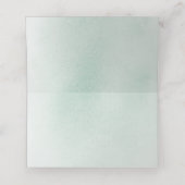 Succulents Greenerge Gold Blätter Hochzeit Platzka Platzkarte (Innenseite Aufgefaltet)