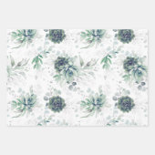 Succulents Greenery and Silver Eukalyptus Blätter (Vorderseite 3)