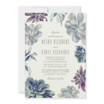 Succulents Greenery Botanical Wedding