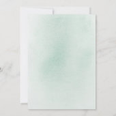 Succulents Greenery Niedlich Rainbow Baby Shower I Einladung (Rückseite)