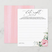 Succulents Greenery Pink Floral Date Night Ideas (Vorne/Hinten)