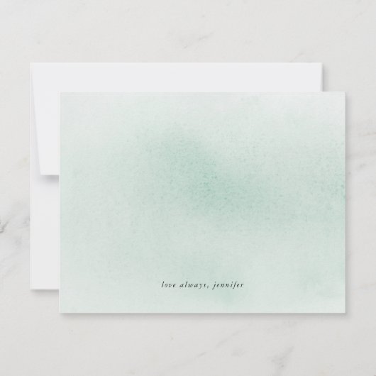 Succulents Greenery Silver Bridesmaid Vorschlag Einladung (Rückseite)