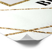 Succulents grünes Brautparty Foto Poster (Ecke)